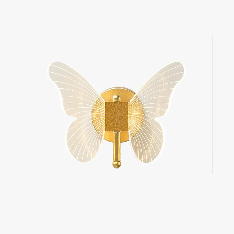 Butterfly Wall Light LED Modern Gold