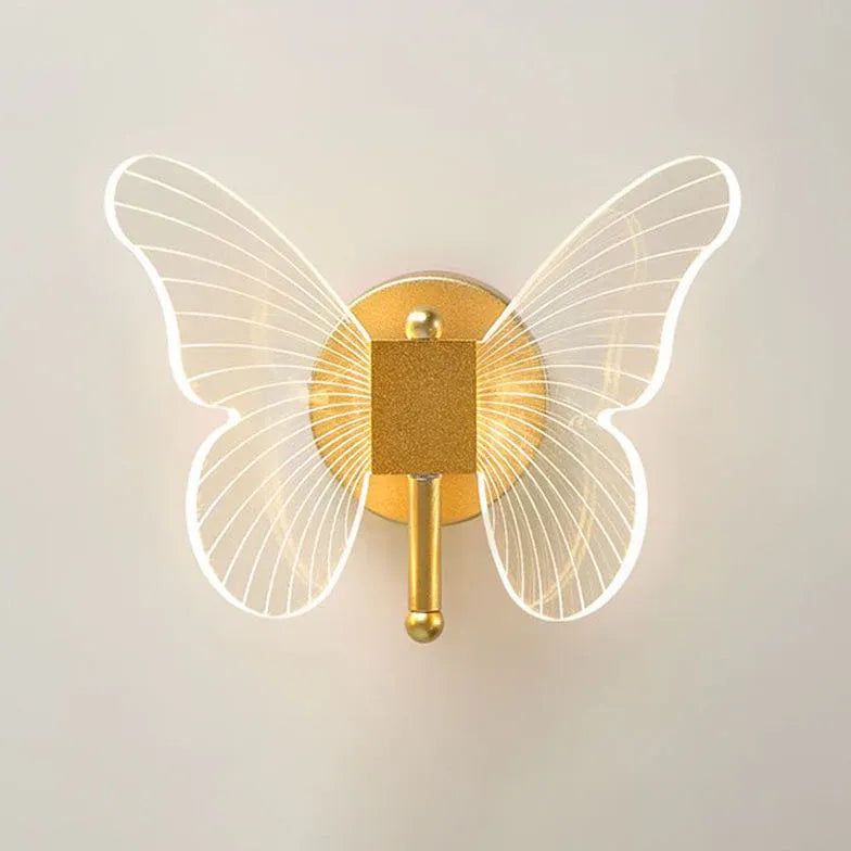 Butterfly Wall Light LED Modern Gold