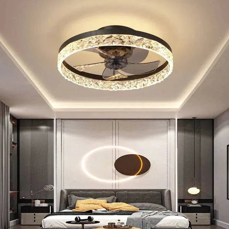 Lampe De Ventilateur De Plafond Au Design Nordique Silencieux - Clowas.fr