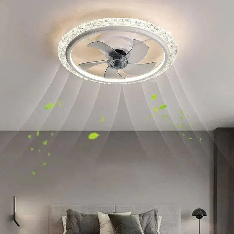 Lumiere Plafonnier Ventilateur Créatif Nordique Moderne - Clowas.fr
