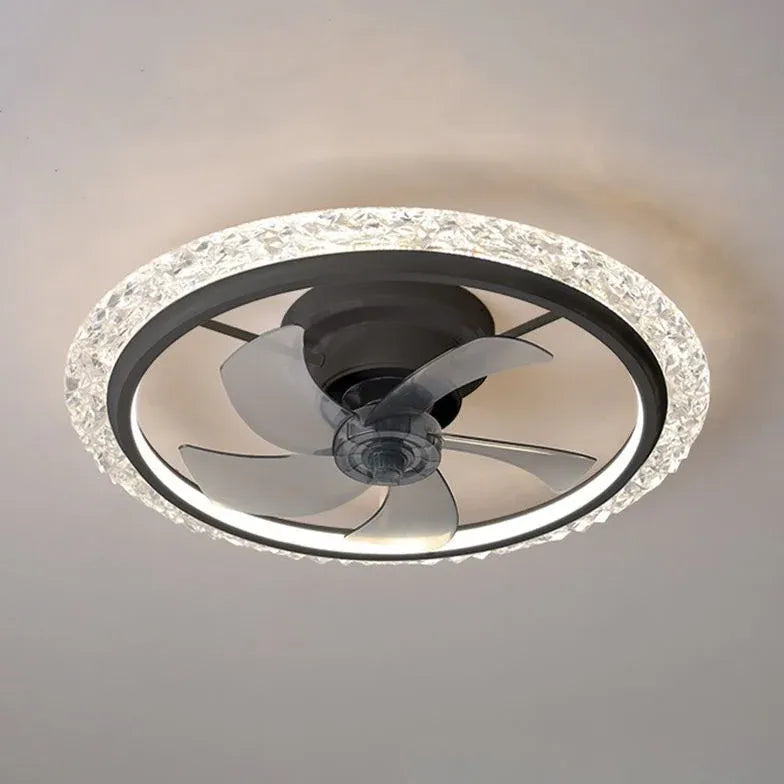 Round LED Ceiling Fan Pendant Light