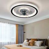 Plafonnier LED rond avec ventilateur