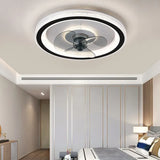 Plafonnier LED rond avec ventilateur