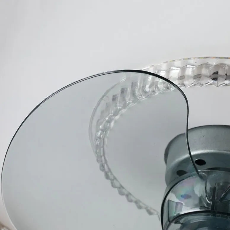 Plafonnier LED rond avec ventilateur