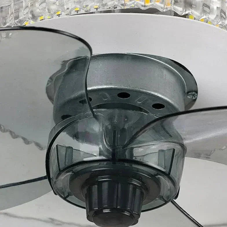 Luminaire Ventilateur Plafonnier Led Moderne Trois Couleurs - Clowas.fr