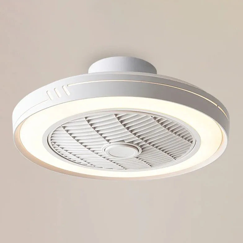 Éclairage de ventilateur de plafond minimaliste en forme d'anneau