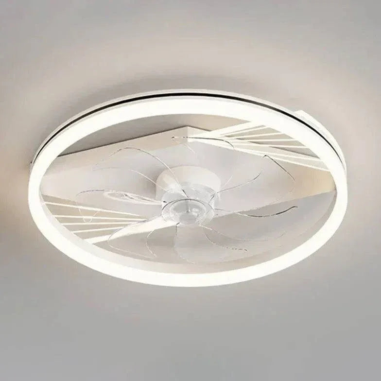 Plafonnier À Ventilateur Led Carré Simple Et Moderne - Clowas.fr