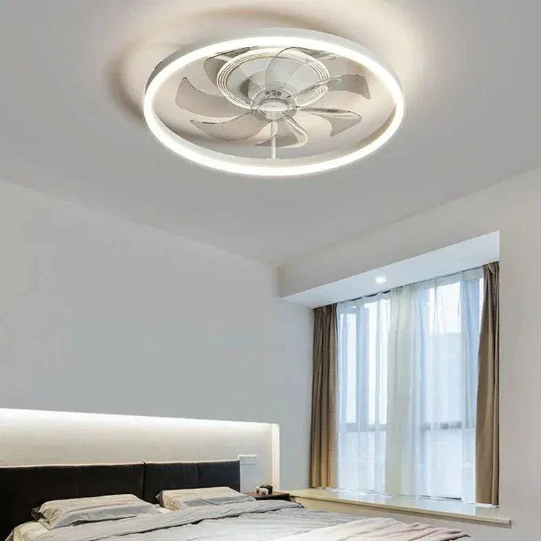 Plafonnier À Ventilateur Led Carré Simple Et Moderne - Clowas.fr