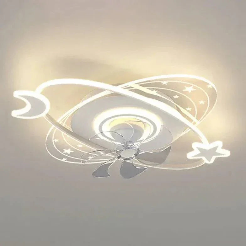 Plafonnier À Ventilateur Led Carré Simple Et Moderne - Clowas.fr