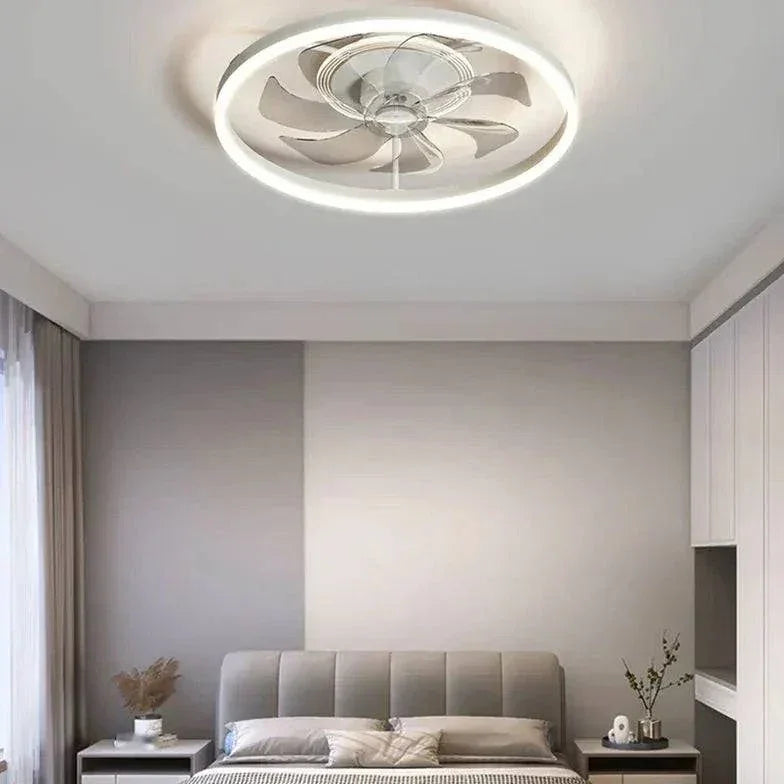 Plafonnier À Ventilateur Led Carré Simple Et Moderne - Clowas.fr