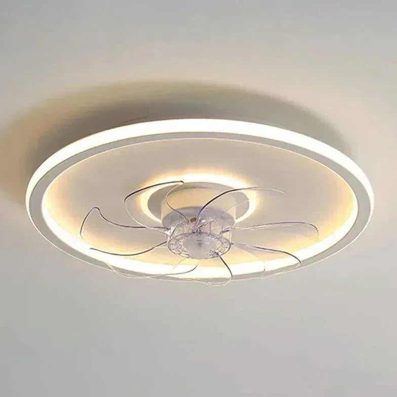 Plafonnier À Ventilateur Led Carré Simple Et Moderne - Clowas.fr