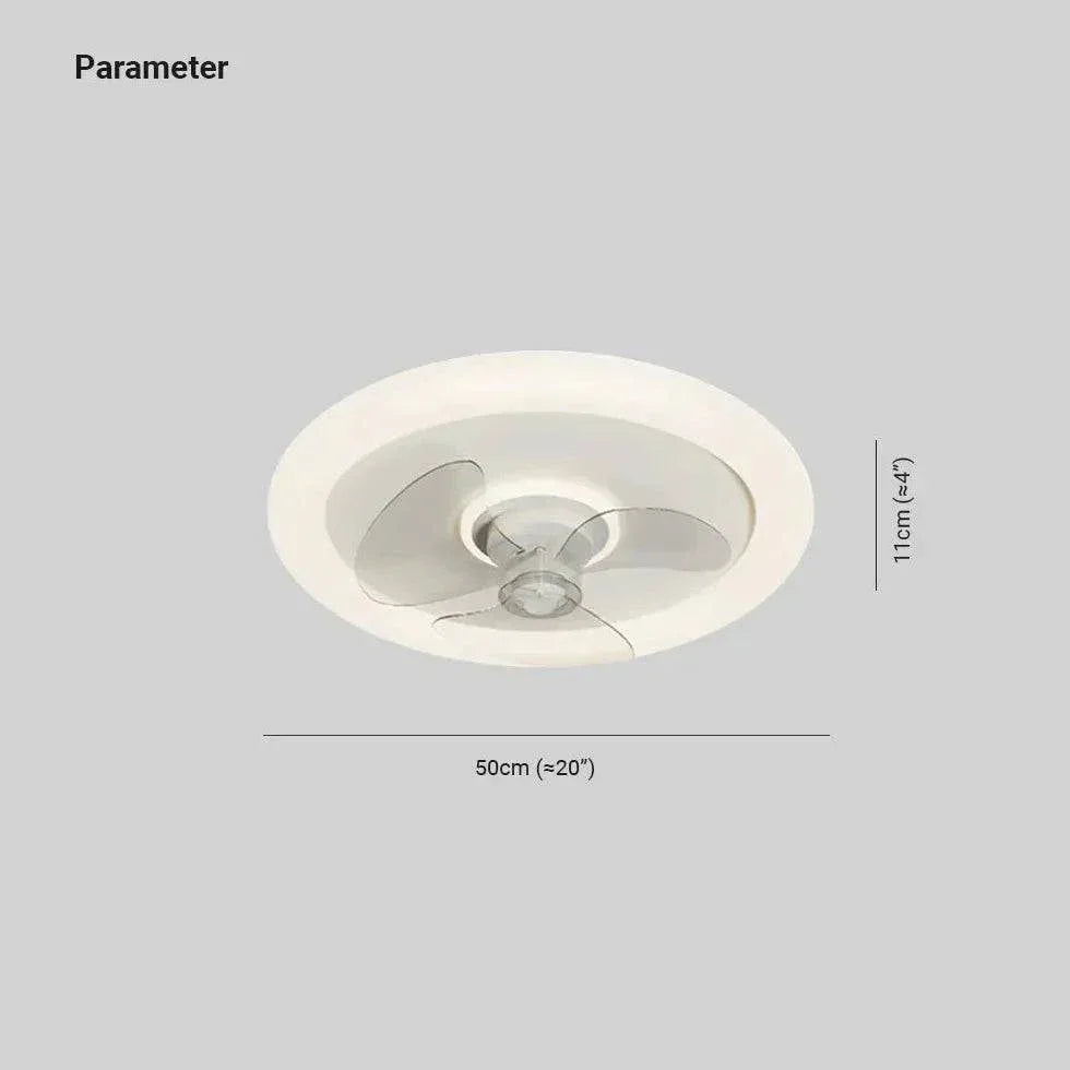 Plafonnier À Ventilateur Led Carré Simple Et Moderne - Clowas.fr