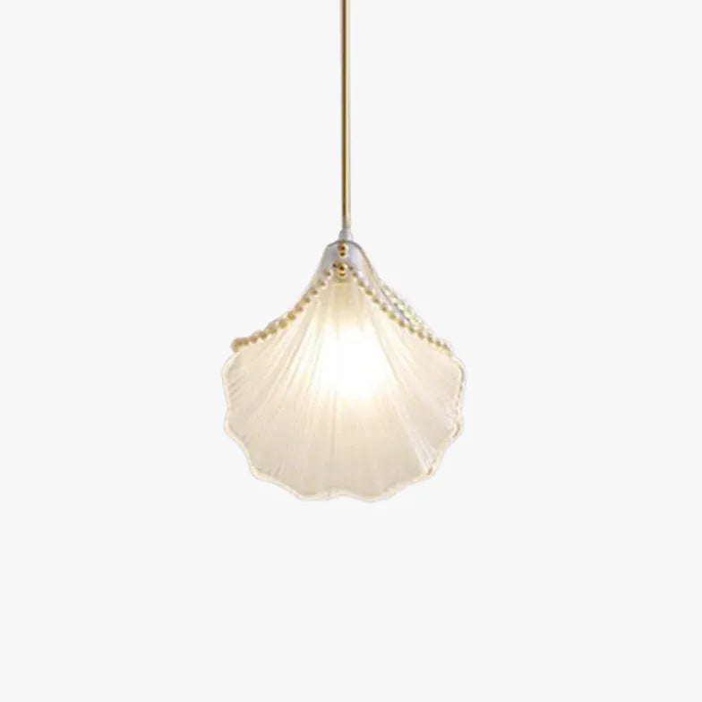 Shell-Shaped Modern Bedroom Pendant Light