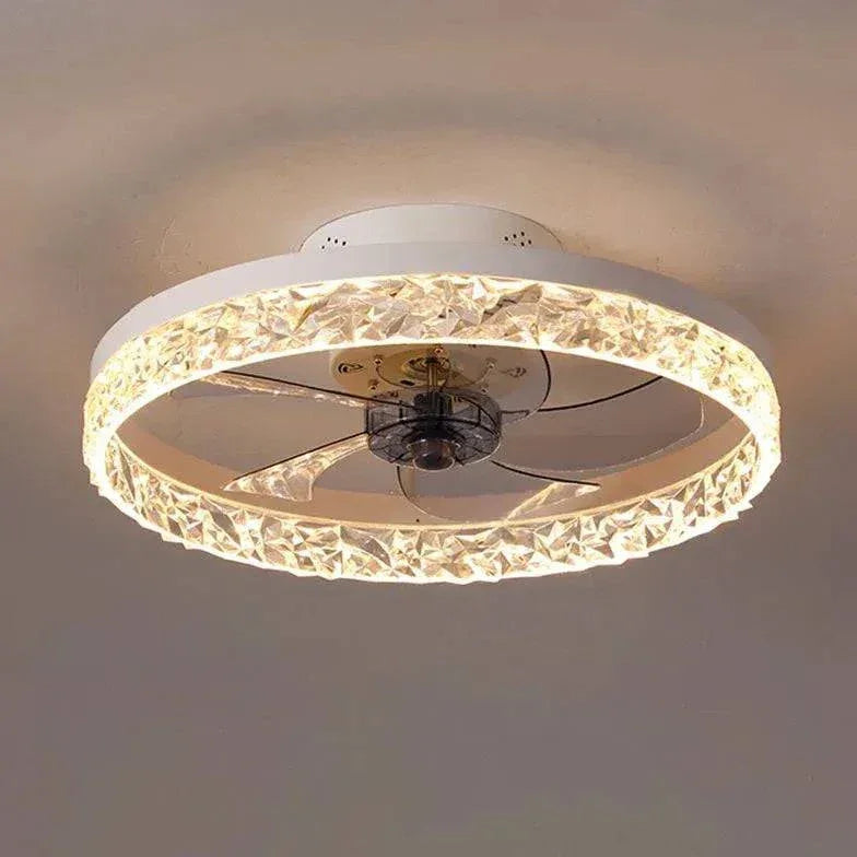 Lumière De Ventilateur De Plafond Silencieuse De Chambre À Coucher De Led - Clowas.fr