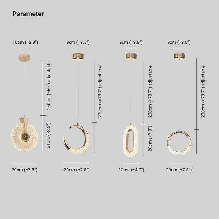 Lustre Créatif Rond Moderne Et Élégant - Clowas.fr