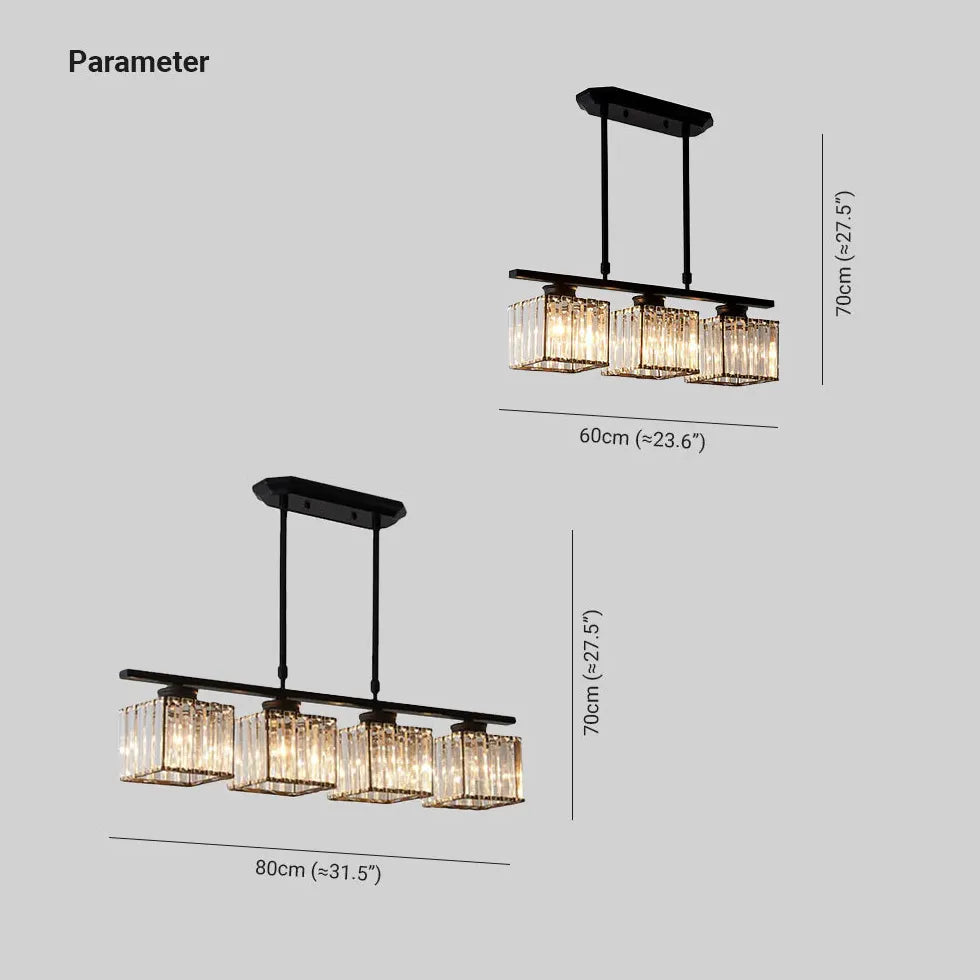 Lustre en cristal moderne et créatif pour restaurant