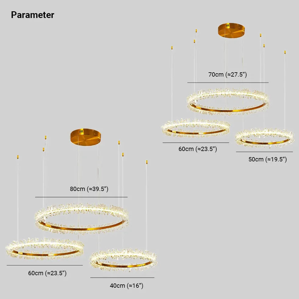 Lampes en cristal modernes et créatives simples