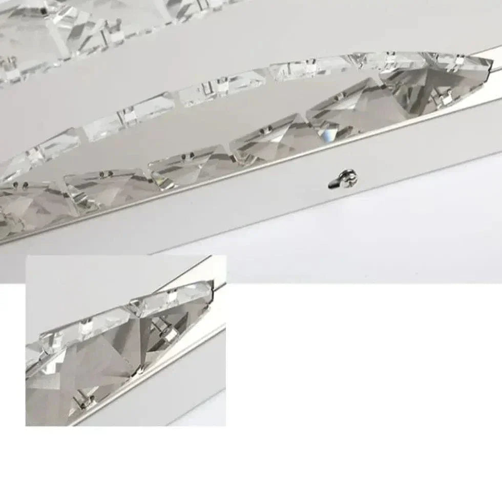 Luminaire Miroir Salle De Bain Lampe Murale Cristal - Clowas.fr