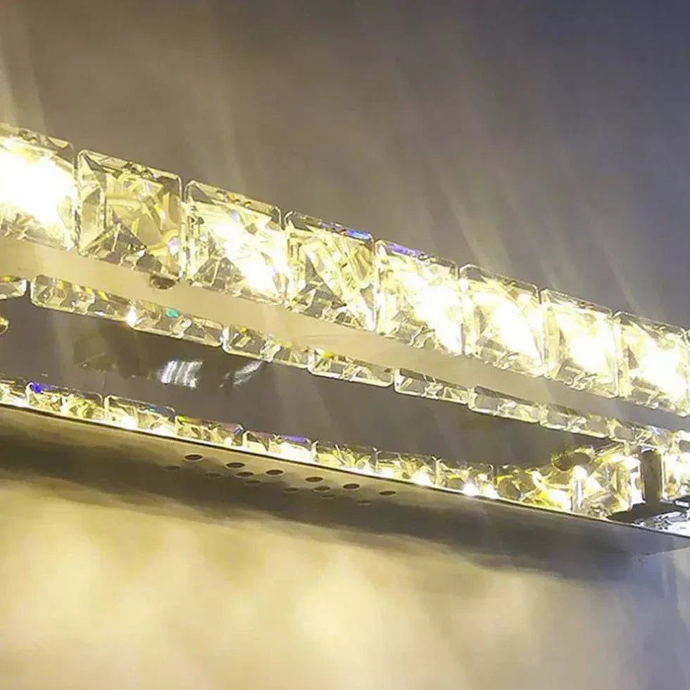 Lampe Murale Toilette Blanc Cristal Salle De Bain - Clowas.fr