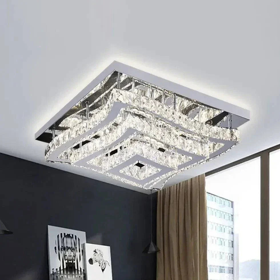 Plafonnier Cristal Design Moderne Luxueux Créatif Hôtel - Clowas.fr