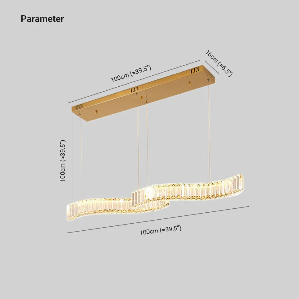 Lustre design de cuisine minimaliste moderne