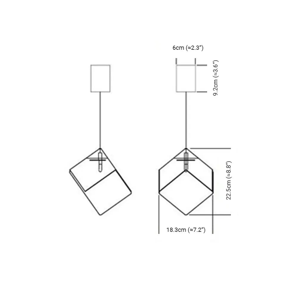 Suspension couloir entrée design loft luxueux