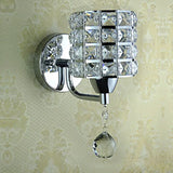 Cylinder Crystal Plug in Wall Lights