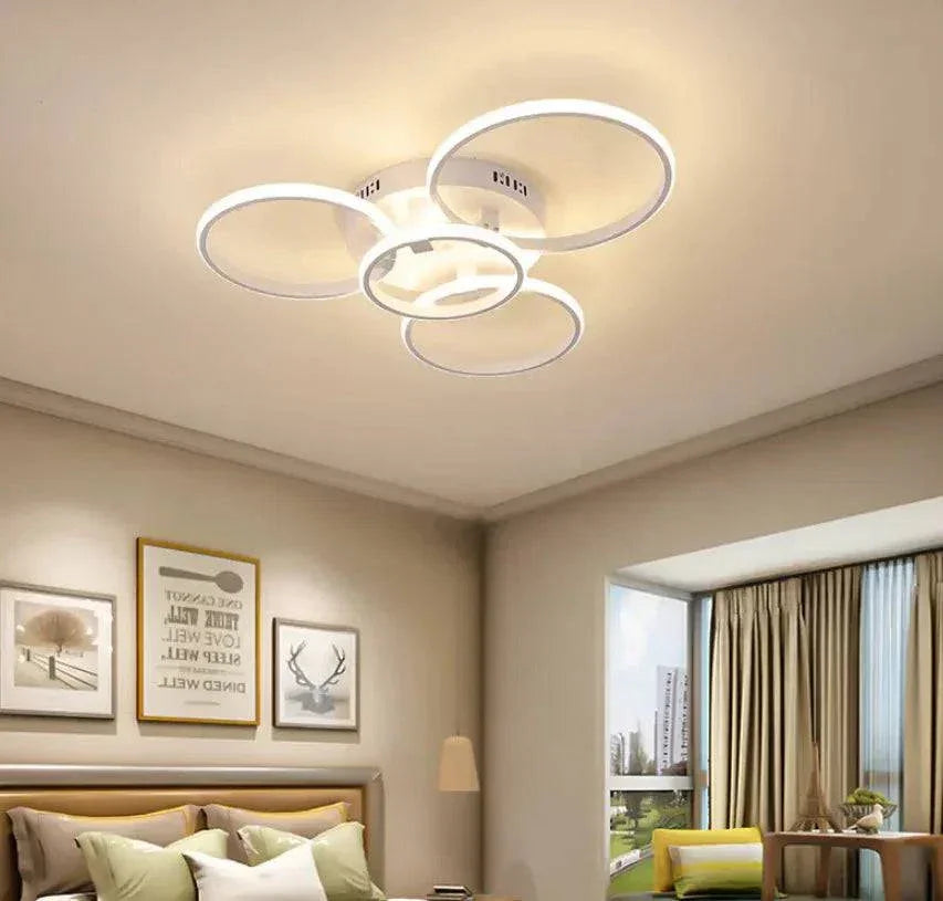 Le Conception De La Bague Led Pendant Moderne - Clowas.fr