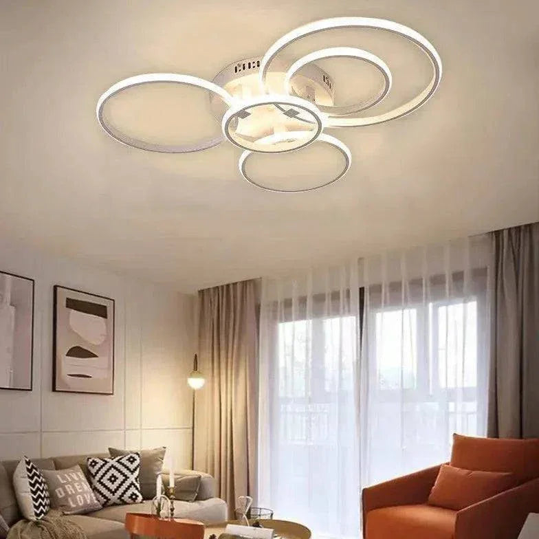 Le Conception De La Bague Led Pendant Moderne - Clowas.fr