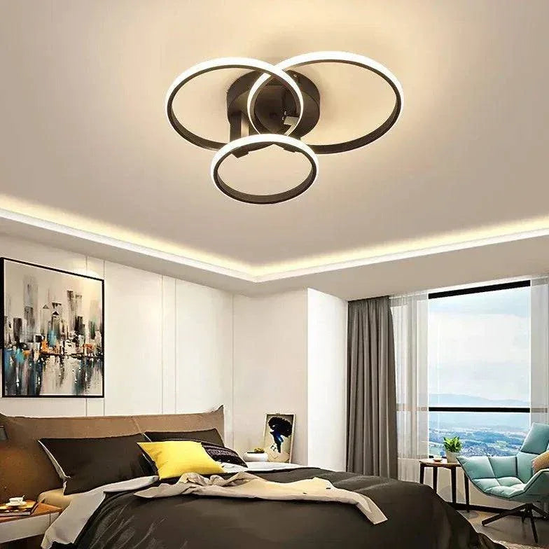 Le Conception De La Bague Led Pendant Moderne - Clowas.fr