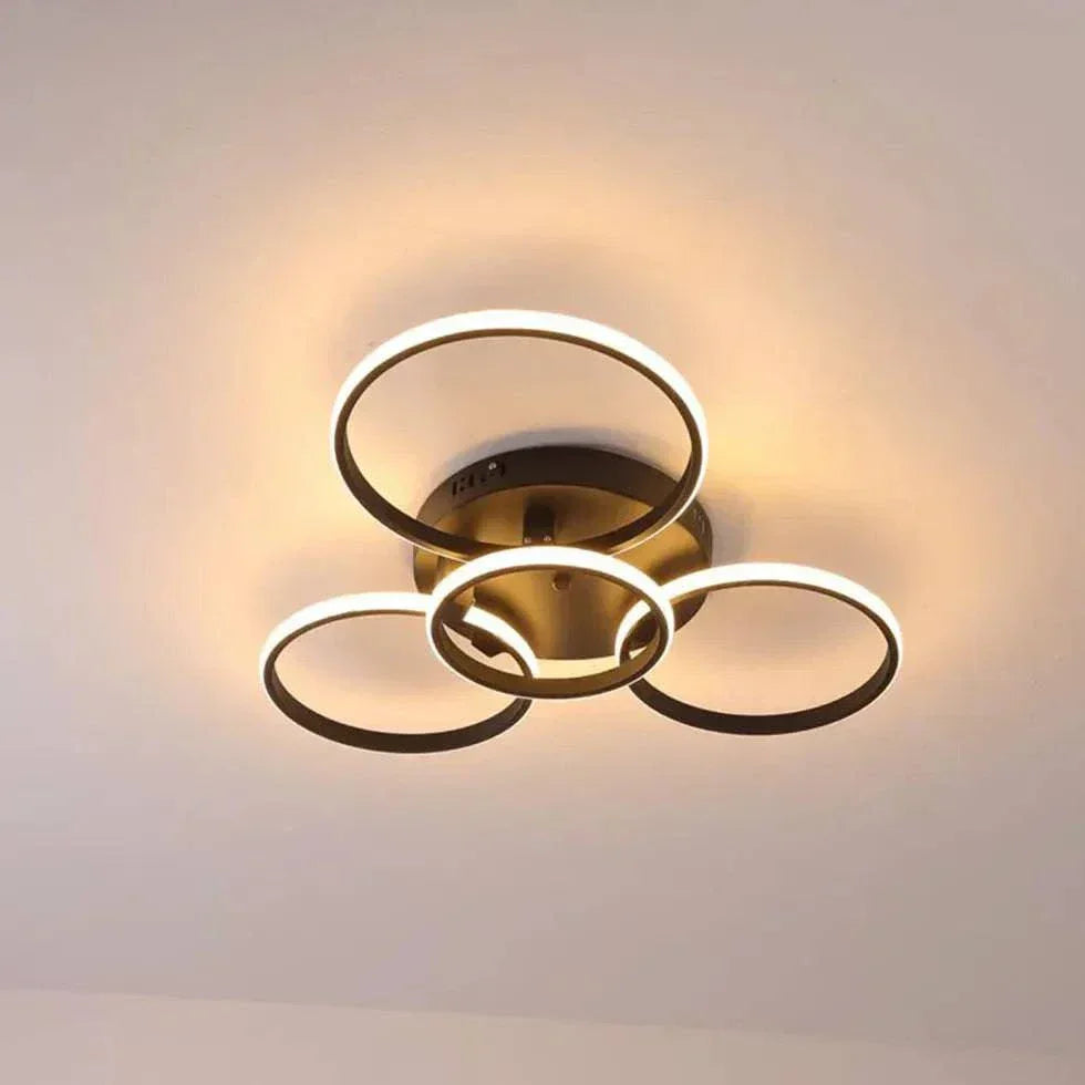 Le Conception De La Bague Led Pendant Moderne - Clowas.fr