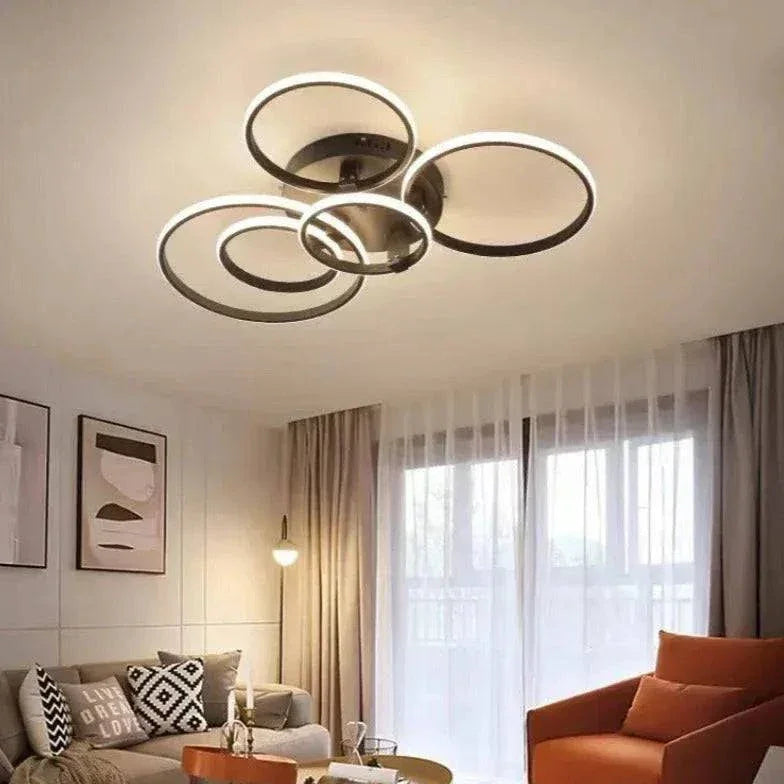 Le Conception De La Bague Led Pendant Moderne - Clowas.fr