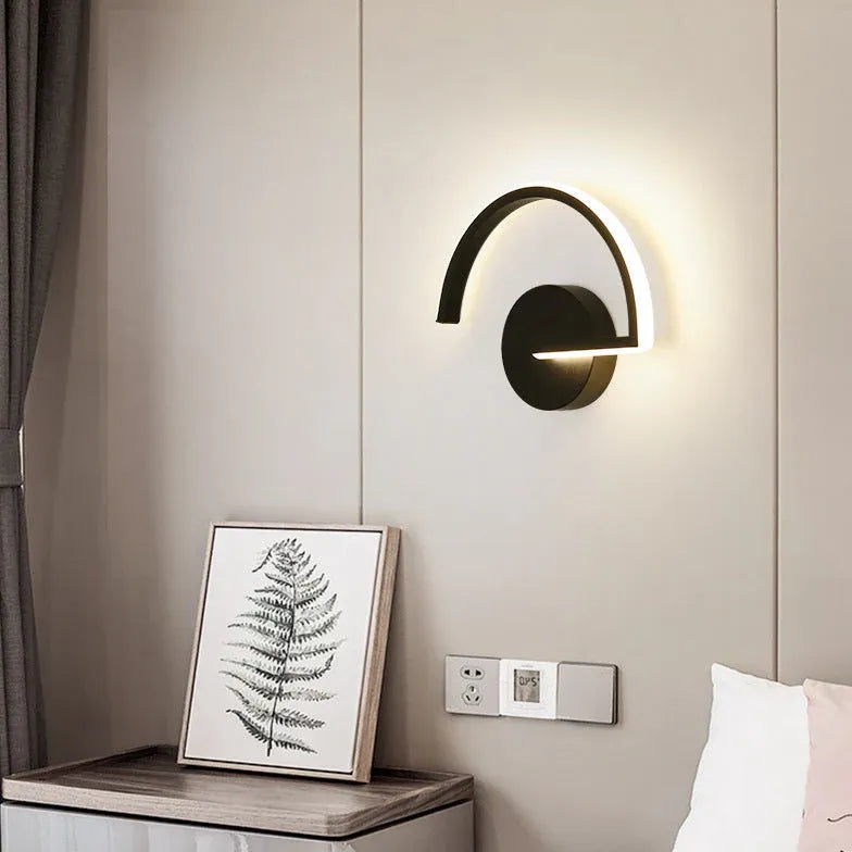 Arc Minimalism Modern Bedroom Wall Lights