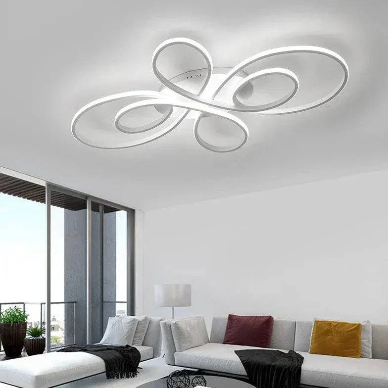 Plafonnier Led Géométrique Moderne Pour Salon - Clowas.fr