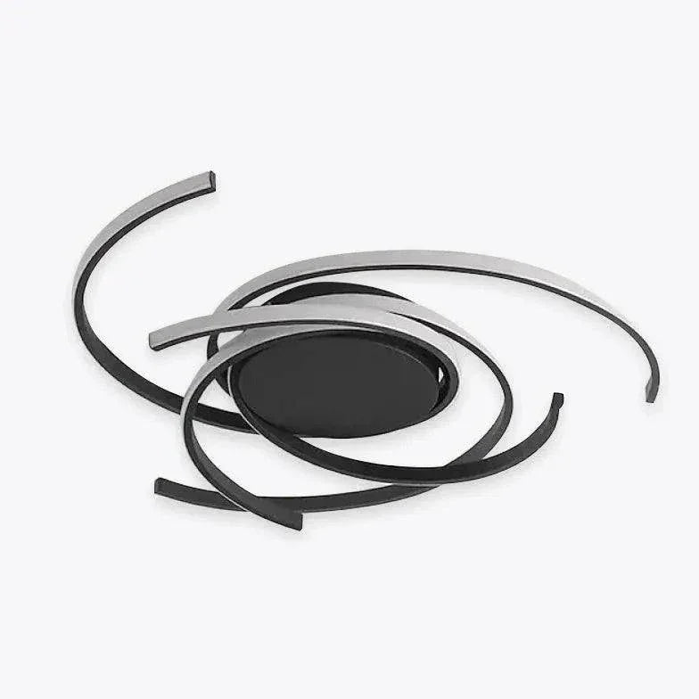 Plafonnier Design Demi-Anneau Pour Chambre À Coucher - Clowas.fr