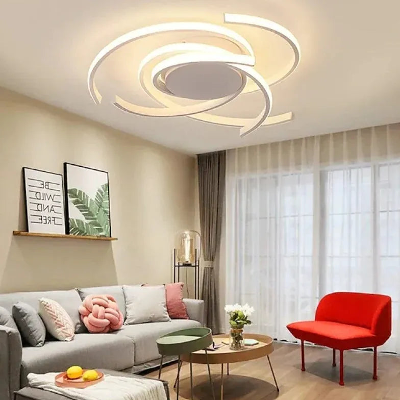 Half-Ring Design for Bedroom Ceiling Light