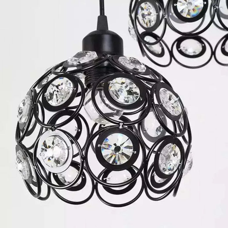 Acrylic Multi-Head Unique Sphere Pendant Light