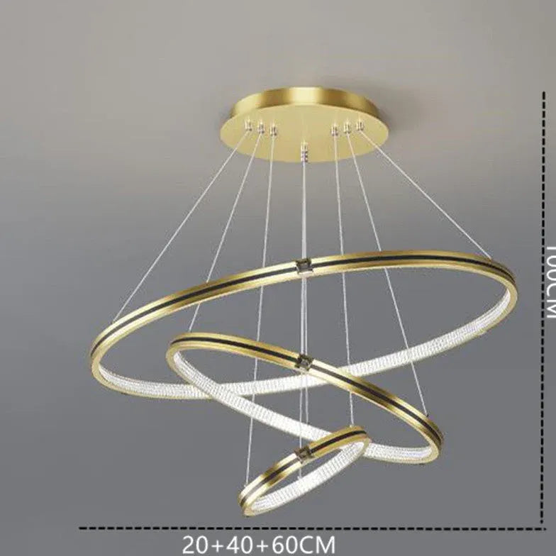 Multi-Ring Minimalist Dining Room Pendant Light