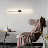 Minimalist Dimmable Led Black Wall Lamps