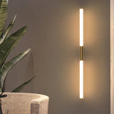 Vertical LED Gold Bedroom Wall Lights