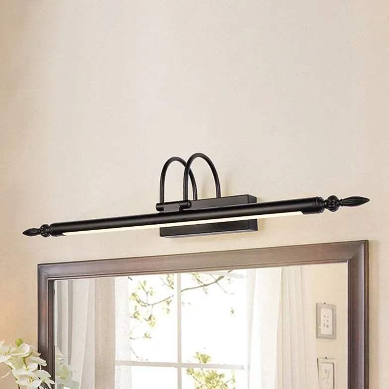 Classic Linear Black Bathroom Wall Lights