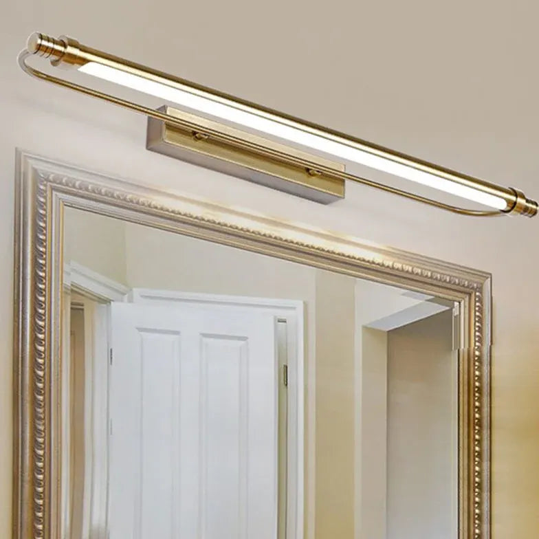 Brass Dimmable Industrial Bathroom Mirror Lights