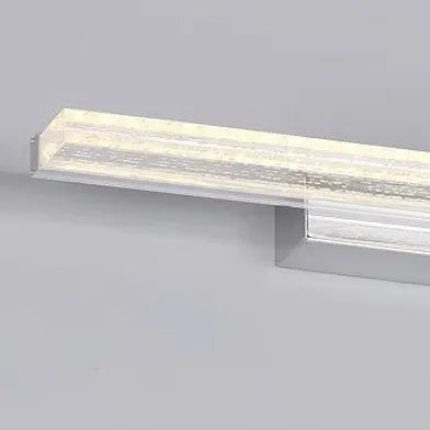 Silver Long Strip Bathroom Mirror Lights