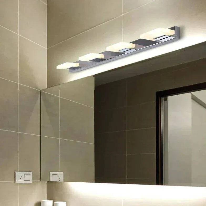 Applique Murale Led Carrée Pour Salle De Bain À Intensité Variable - Clowas.fr