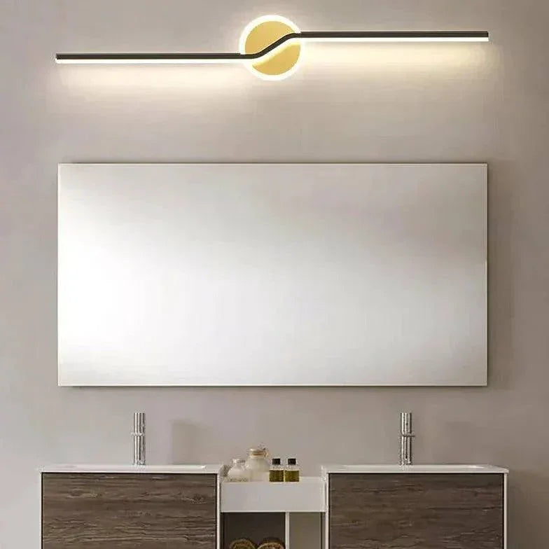 Luminaire Mural Noir Salle De Bain Moderne Minimaliste - Clowas.fr