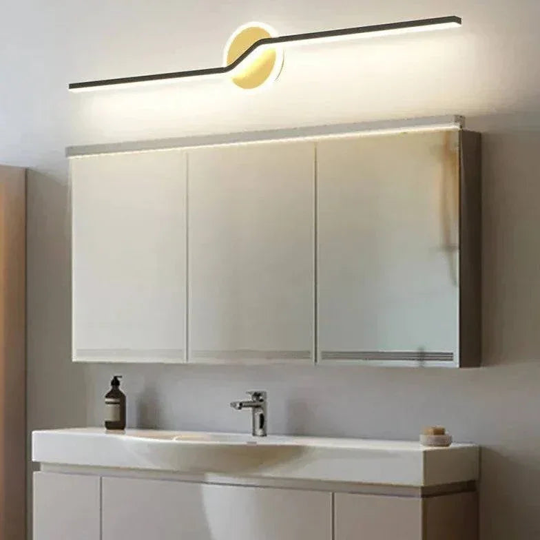 Luminaire Mural Noir Salle De Bain Moderne Minimaliste - Clowas.fr