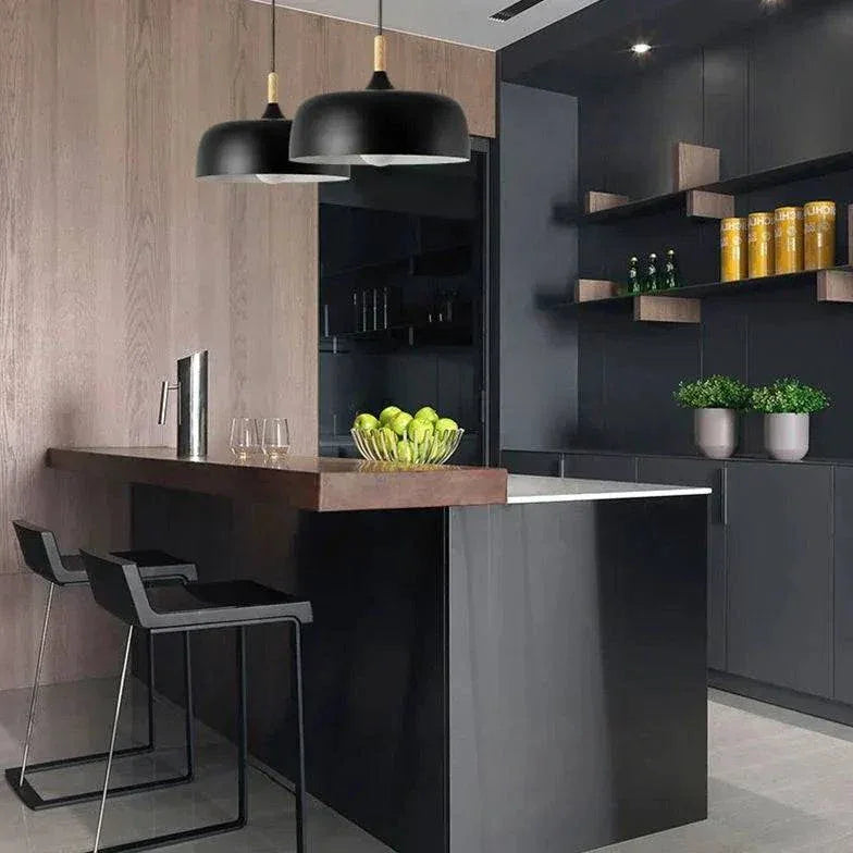 Lustre Rond Plat Design Moderne Nordique - Clowas.fr