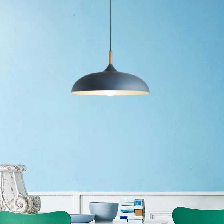 Lustre rond plat design moderne nordique