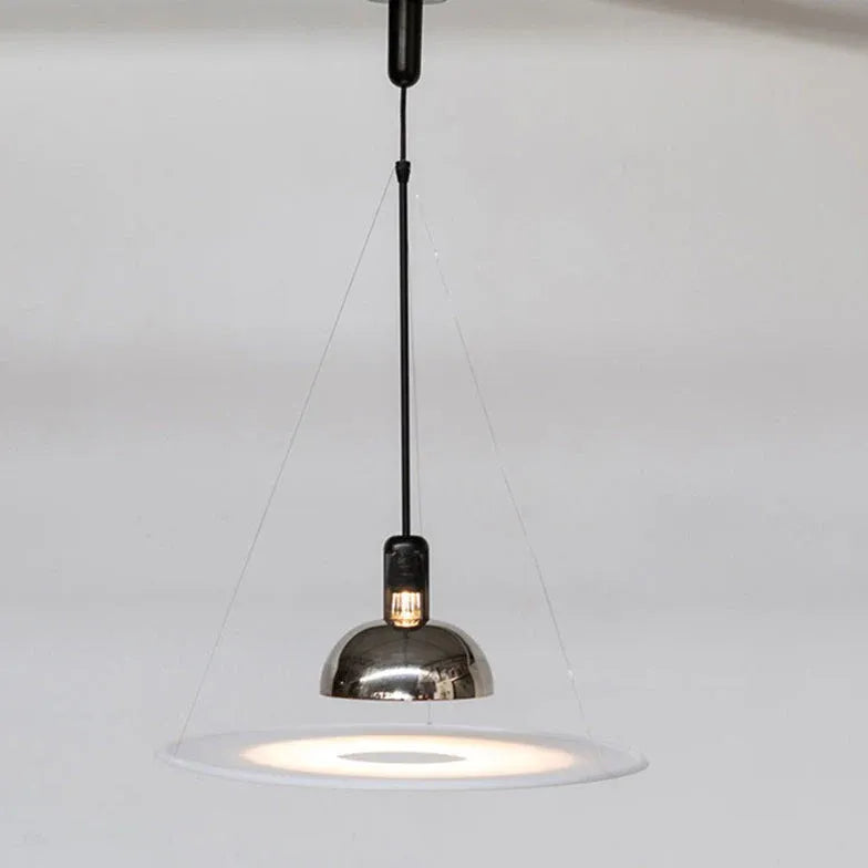 Two-Tone Disc Modern Minimalist Pendant Light