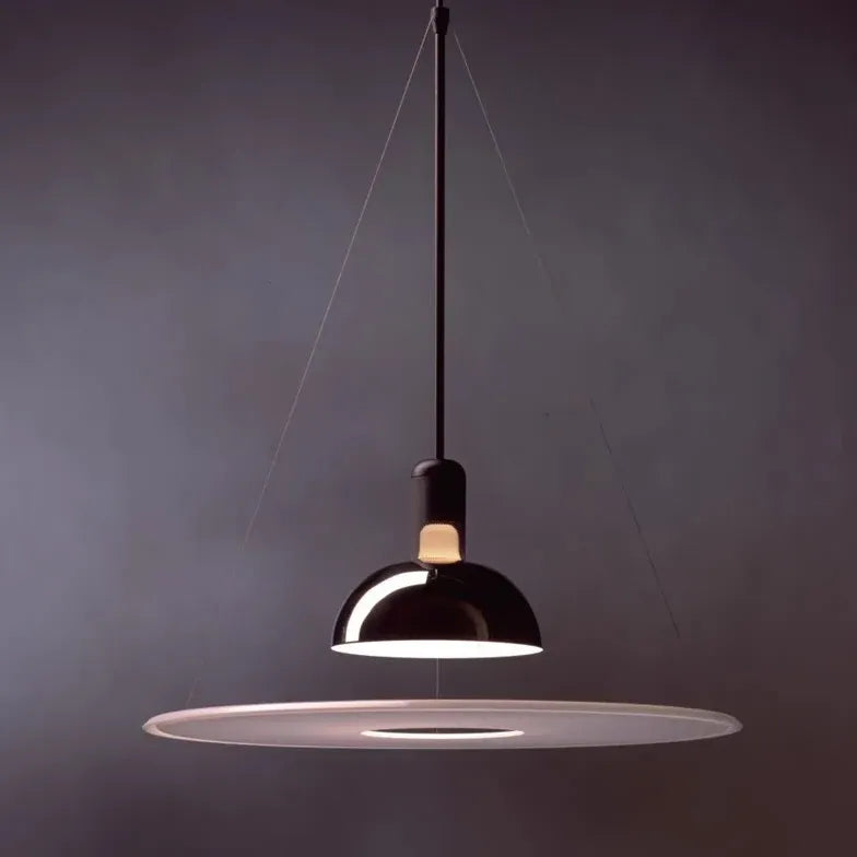 Two-Tone Disc Modern Minimalist Pendant Light